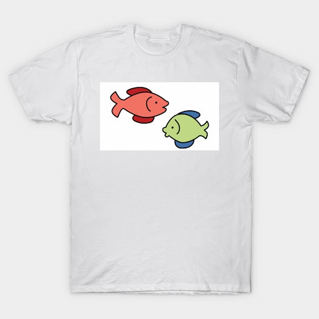 Fishes T-Shirt by sonaart